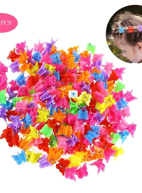 100 PCS Butterfly Hair Clips Beauty Tools Assorted Color