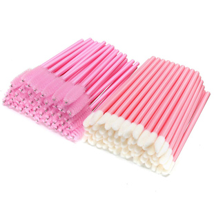 50/100/300/500pcs Eyebrow Eyelash Brushes Eyelash Spoolies