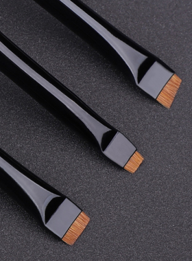 3Pcs Super Thin Flat Make up brush Eye brow liner Weasel Hai
