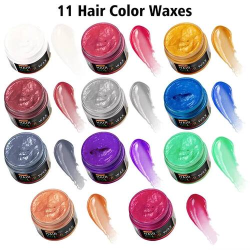 Hair Color Wax Men WomenOne-Time Temporary Styling Dye Cream