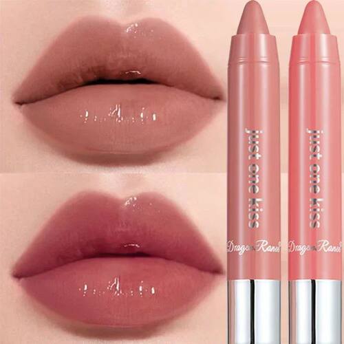 Water Light Lipstick Pen 12 Colors Pink Mirror Jelly Lip Glo