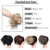 7 -дюймовый беспорядок yb un oucted chairpiece Elastic Rand лента Chignon Hair