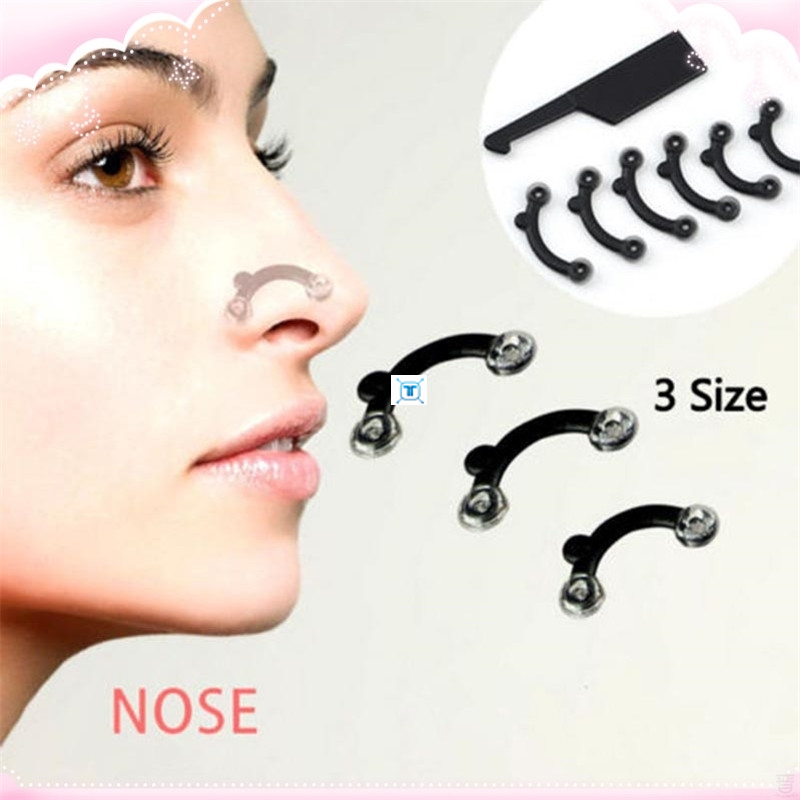 6PCS/Set 3 Sizes Beauty Nose Up Lifting Bridge Shr Massag