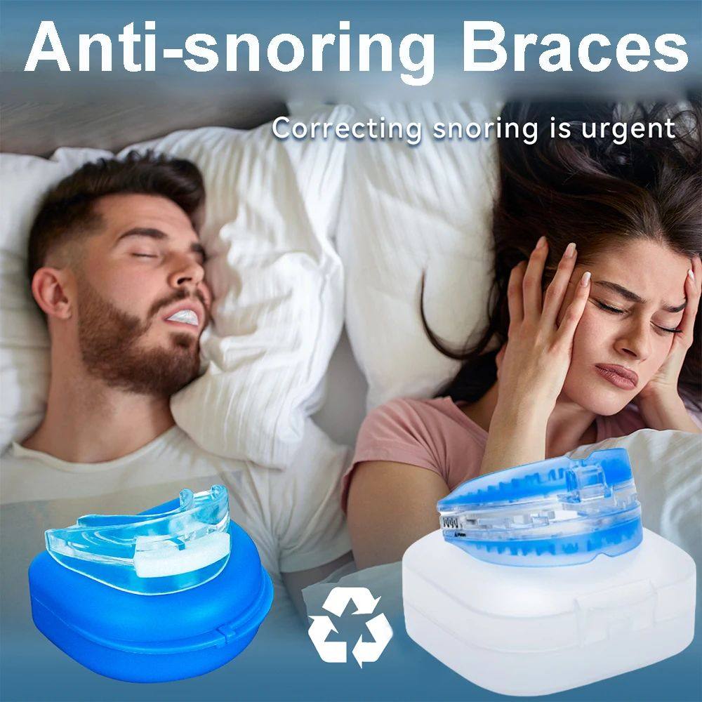 Anti Snoring Bruxism Mouth Guard Improve Sleeping Teeth Brux