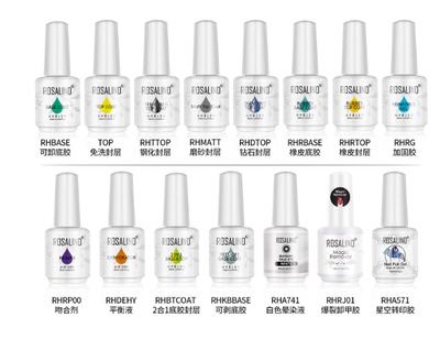 Nail Gel Polish UV LED Lamp Shiny Semi-permanent Glitter