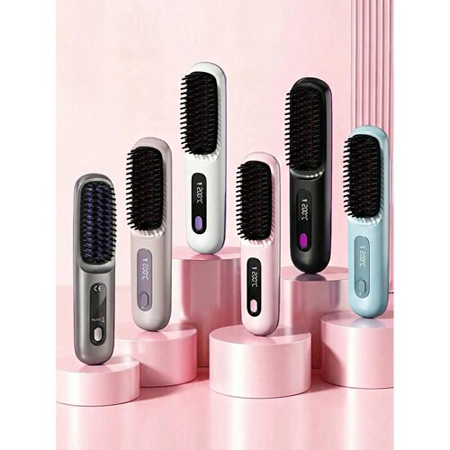 Women's Wireless Portable Hair Straightener, USB Rechargeabl