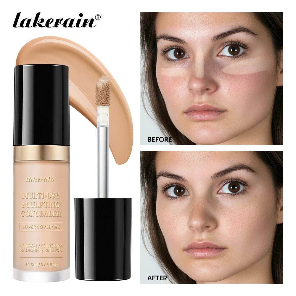 lakerain 5 color multipurpose concealer natural finish brigh