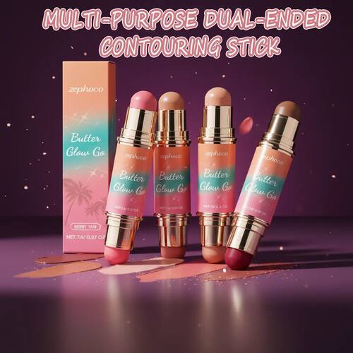 Multi Dual Ended Contour Stick Bronzer Blush Waterproof Long