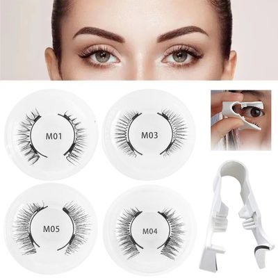 1 Pair Magnetic False Eyelashes 3D Makeup Eyelash Extension