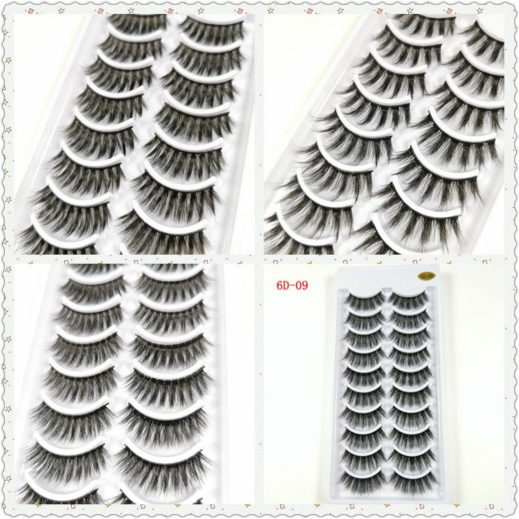 5/10pairs handmade mink eyelashes makeup 3d mink lashes