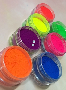 7 colors Mix/set Neon Loose Powder Eyeshadow Pigment Matte