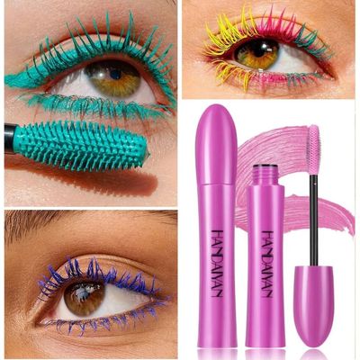 10 Colors Waterproof Volumizing Mascara Smudge-Proof Curling