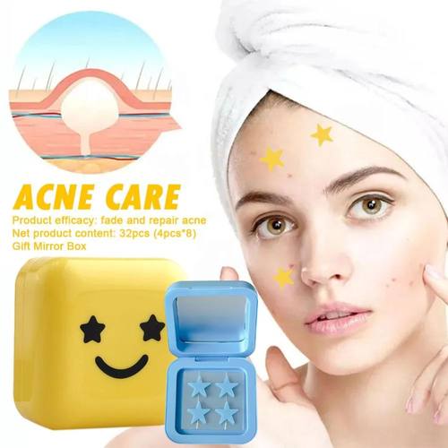 32patch Acne Pimple Patches Hydrocolloid Invisible Healing A