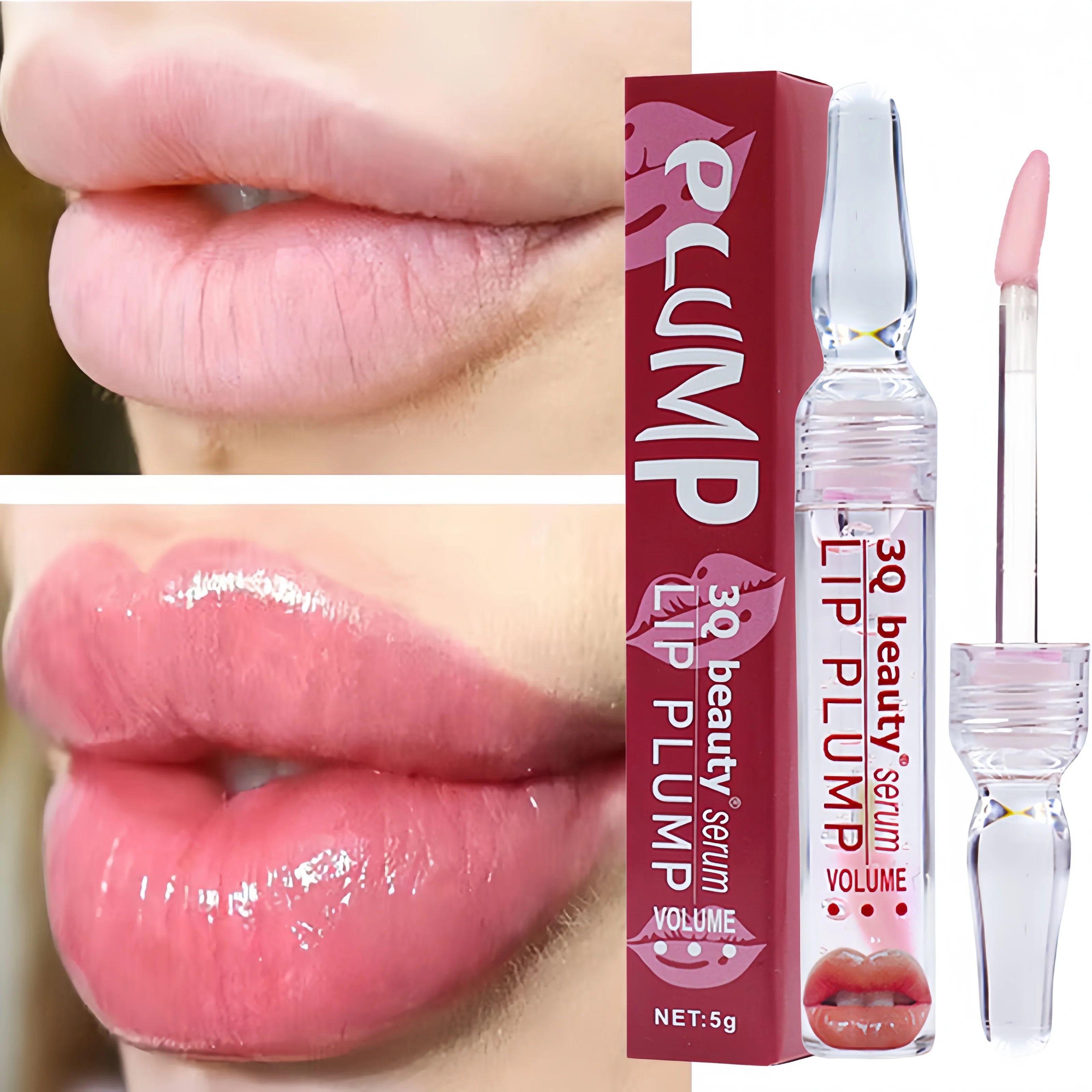 Instant Lip Enhancer Plumper Oil Extreme Volumising Lip Glos 彩妆/香水/美妆工具 化妆/美容工具 原图主图