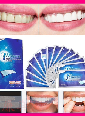 14Pcs/7Pair 3D Teeth Whitening Stripes Teeth Bleaching Tool
