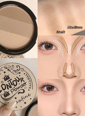 Matte Contouring Powder Rose Pink Bronzer Palette Long Lasti