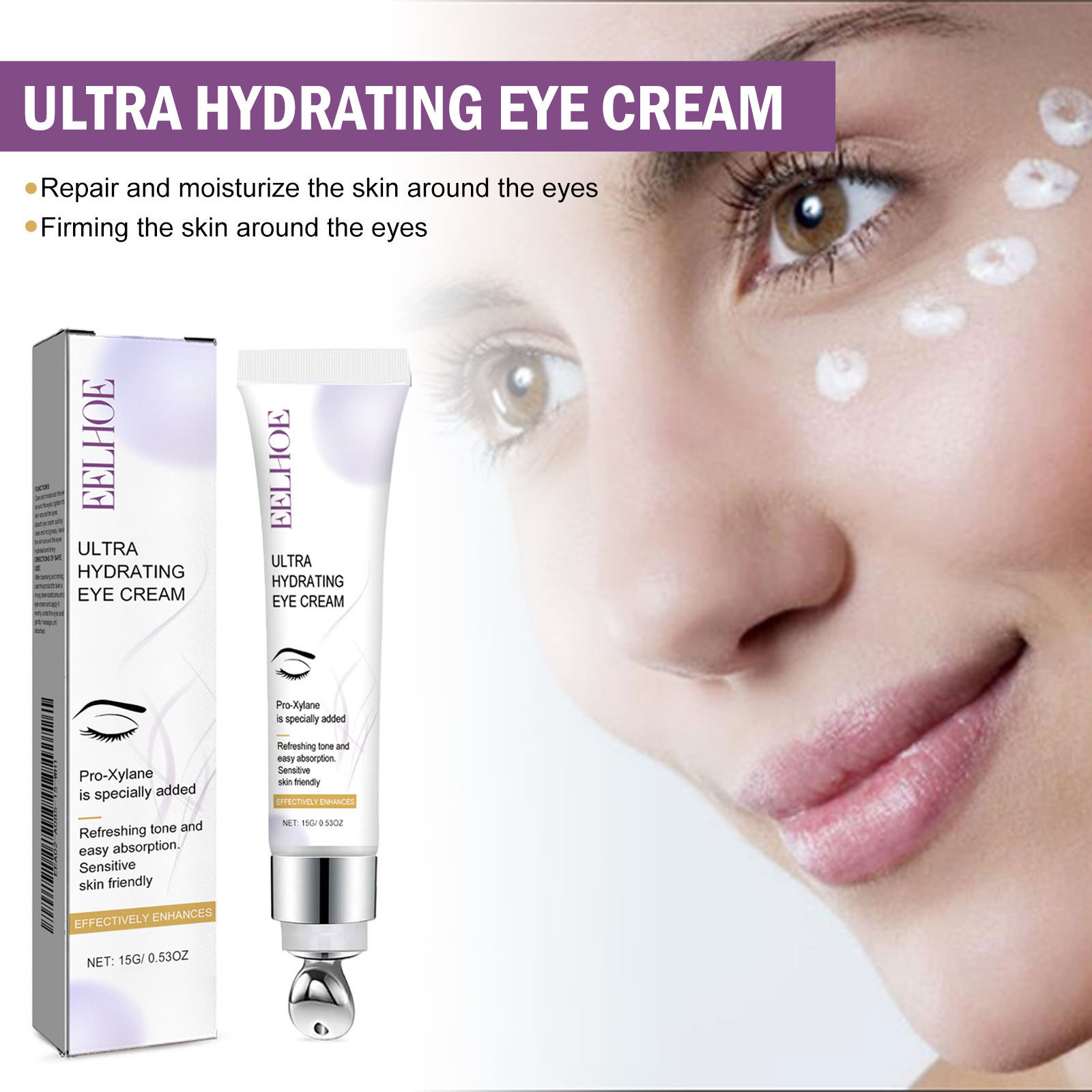 Retinol Anti-Aging Eye Cream A-Alcohol Intense Firming Tripl