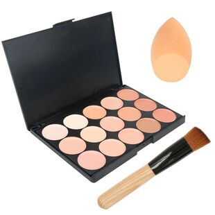 15 Colors Face Concealer Camouflage Cream Contour Palette Ma