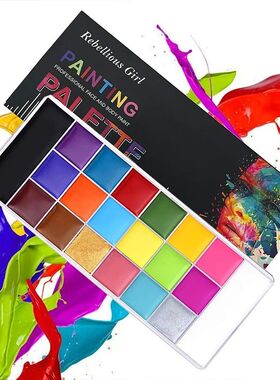 20 Colors Face Body Oil Painting Paint Pigment Non Toxic Saf