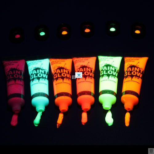 5 pcs Body Art Paint Neon Fluorescent Party Festival Hallowe