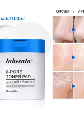 Zero Pore Toner Pads Control Oil Reduce Sebum Exfoliate Deep