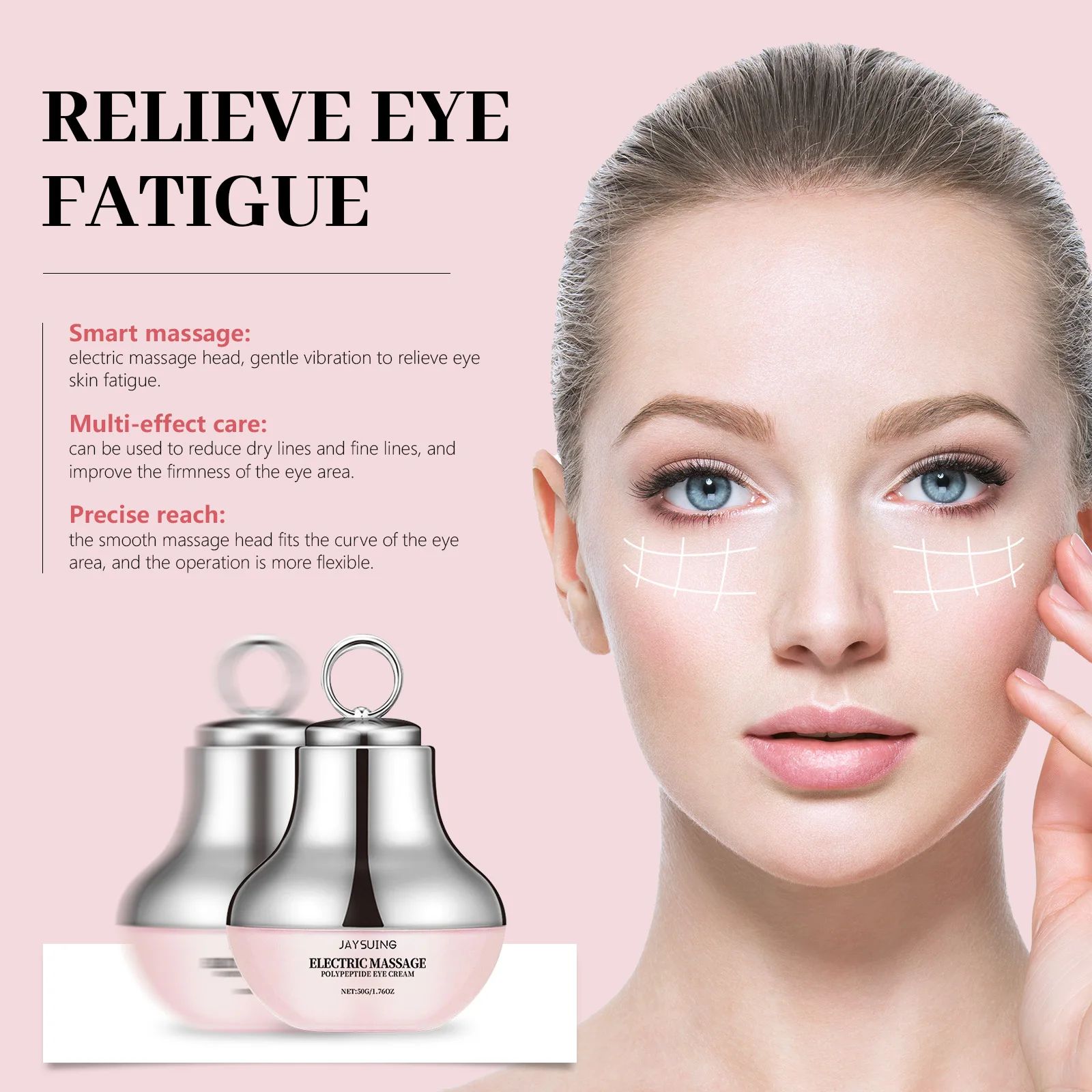 Electric Massage Eye Cream Firming Lifting Fine Line Relieve