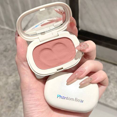 Single Color Blush Silky Texture High Color Rendering No Pow