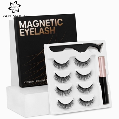 Magnetic Eyelashes 3D False Mink Eyelashes Magnet Lashes