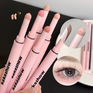Lying Meniscus end Pencil Diamond Eyeliner Double Silkworm