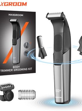 3 in 1 Men Bidirectional Body Hair Trimmer Electric Shaver I
