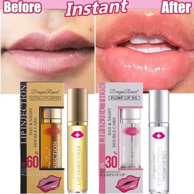 Instant Volumising Lip Plumper Oil Lip Enhancer Lip Gloss Pl