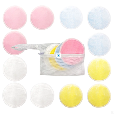 Bamboo Wool Organic Cotton Washable Reusable Pads Cleaning