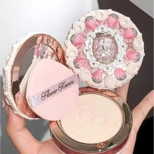 Flower knows Strawberry Cupid series Pressed Powder Matte So