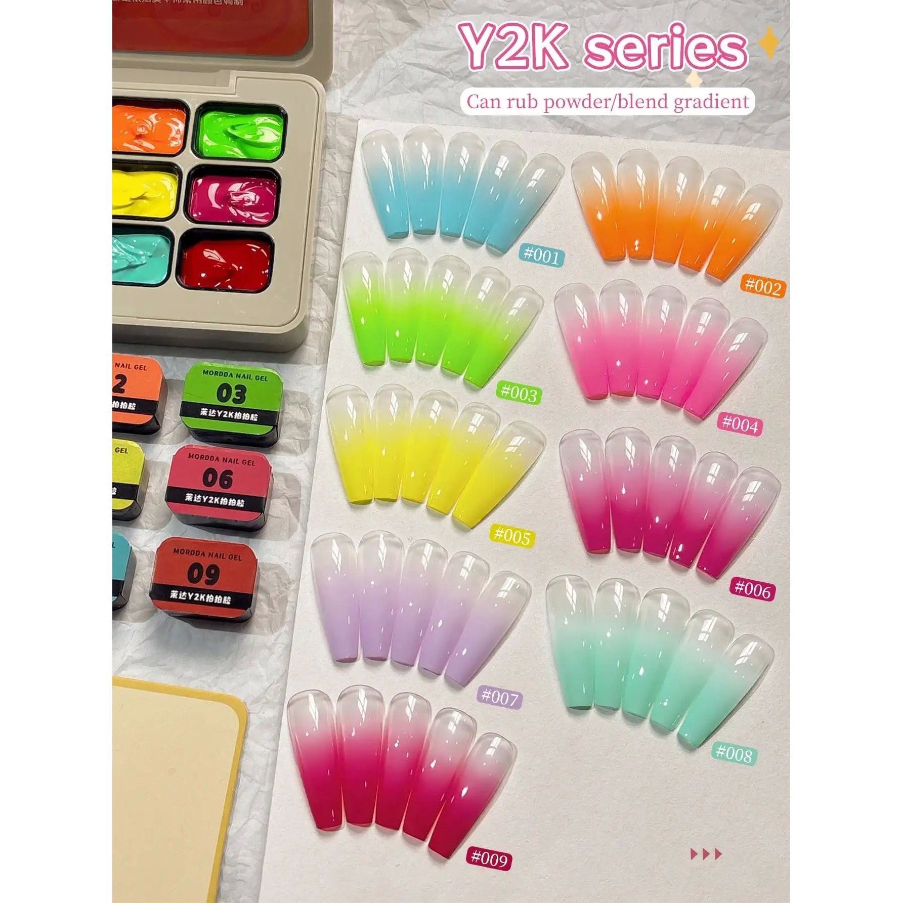 9 ColorsSeries Patting Gel Nail Polish Soak Off Gel Nail Pol