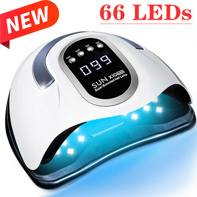SUN X10 Max Lampara UV LED Nail Lamp for Drying Nail Gel Pol