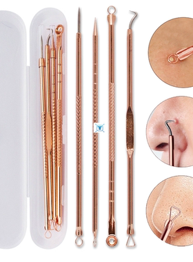 4pcs/set Stainless Steel Acne Pimple Spot Extractor Pore