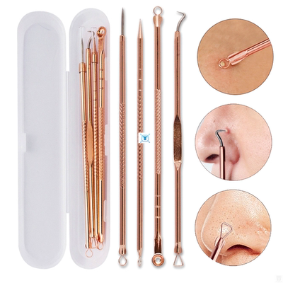 4pcs/set Stainless Steel Acne Pimple Spot Extractor Pore