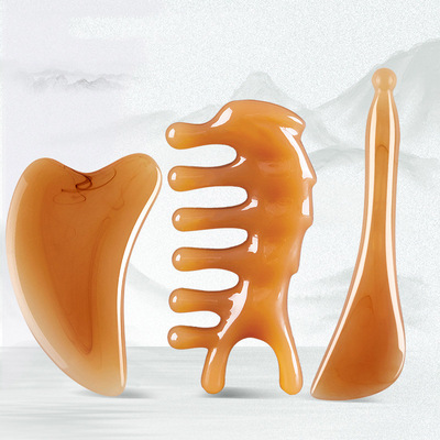 Face Lifting Guasha Resin Scraping Massage Facial Scraper To