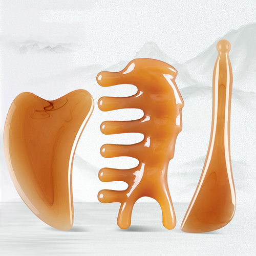 Face Lifting Guasha Resin Scraping Massage Facial Scraper To