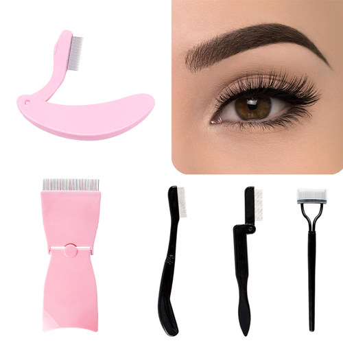 Eyelash Curler Beauty Makeup Lash Separator Foldable Metal E