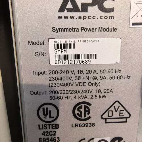 议价APC SYPM4KI功率模块 4KVA 2.8KW可维修