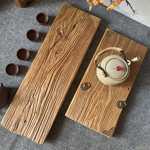 风化老榆木干泡台原木简约禅意