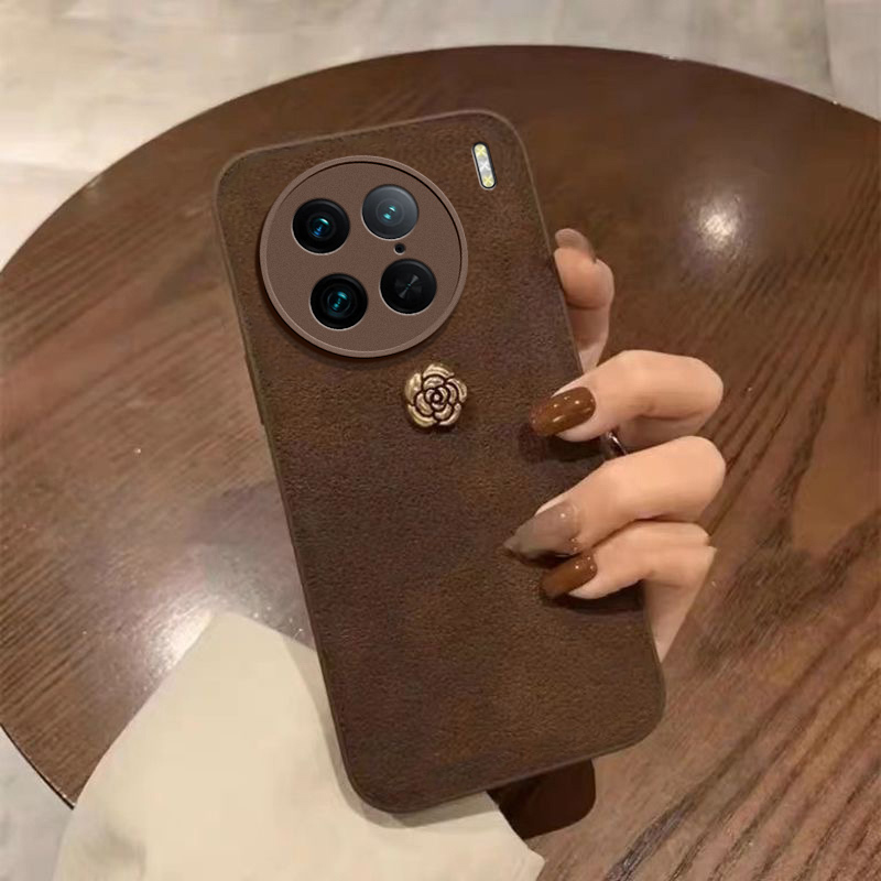 适用于VIVO X90手机壳潮女可爱V2241A个性简约小花vovo x90pro保护套ins风搞怪V2227A时尚学生vivi x9o带手绳