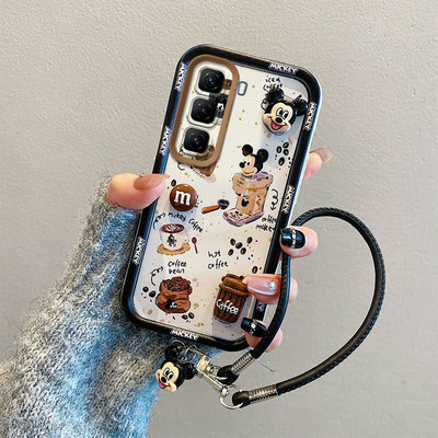 卡通可爱适用于传音INFINIX Hot 50 5G手机壳防摔立体磨砂可爱创意潮少女全包边简约超薄时尚潮