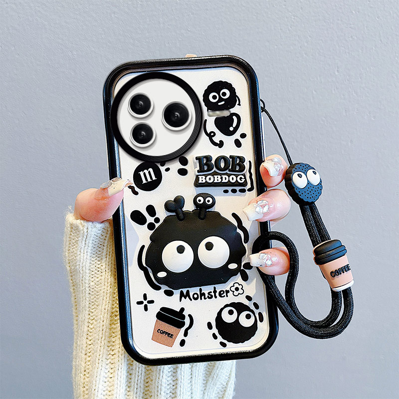 卡通可爱煤球立体带手绳