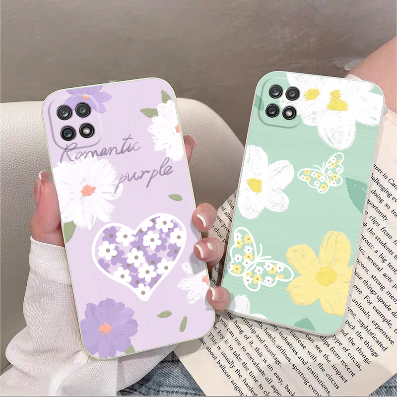 小清新花朵全包边硅胶防摔软壳
