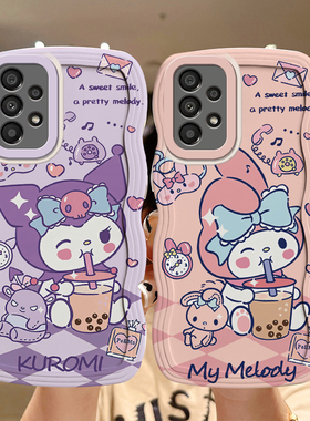 适用三星A33 5G手机壳日韩少女galaxy a35 5g保护套ins可爱女生samsung a34 5g搞怪美乐蒂sx a33卡通库洛米