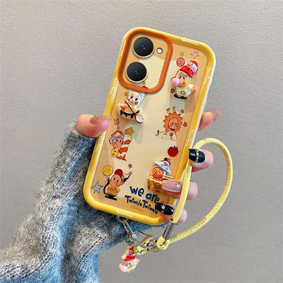 库洛米适用vivoY03手机壳Y18少女潮流Y37 5G卡通V2357A浮雕vlvoy03磨砂vovoY18。保护套可爱学生创意全包潮