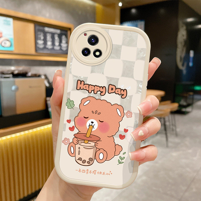 适用于vivo y52s手机壳卡通简约潮女viovy52s可爱女生新款vlvoy31s