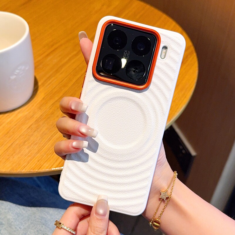 磁吸波漾纹适用小米15spro手机壳时尚男女xiaomi15简约新款mi14Pro高级个性轻奢ml15保护套日韩高颜值mi15por